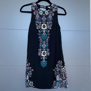 Open back mini dress